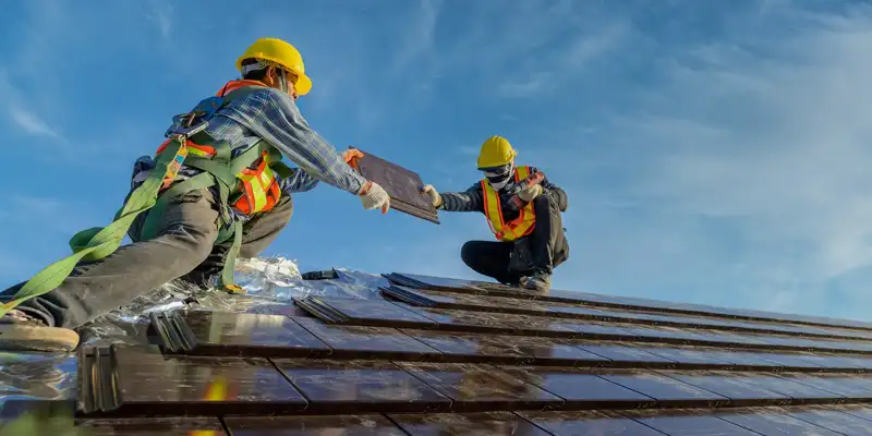 Installation de zinguerie